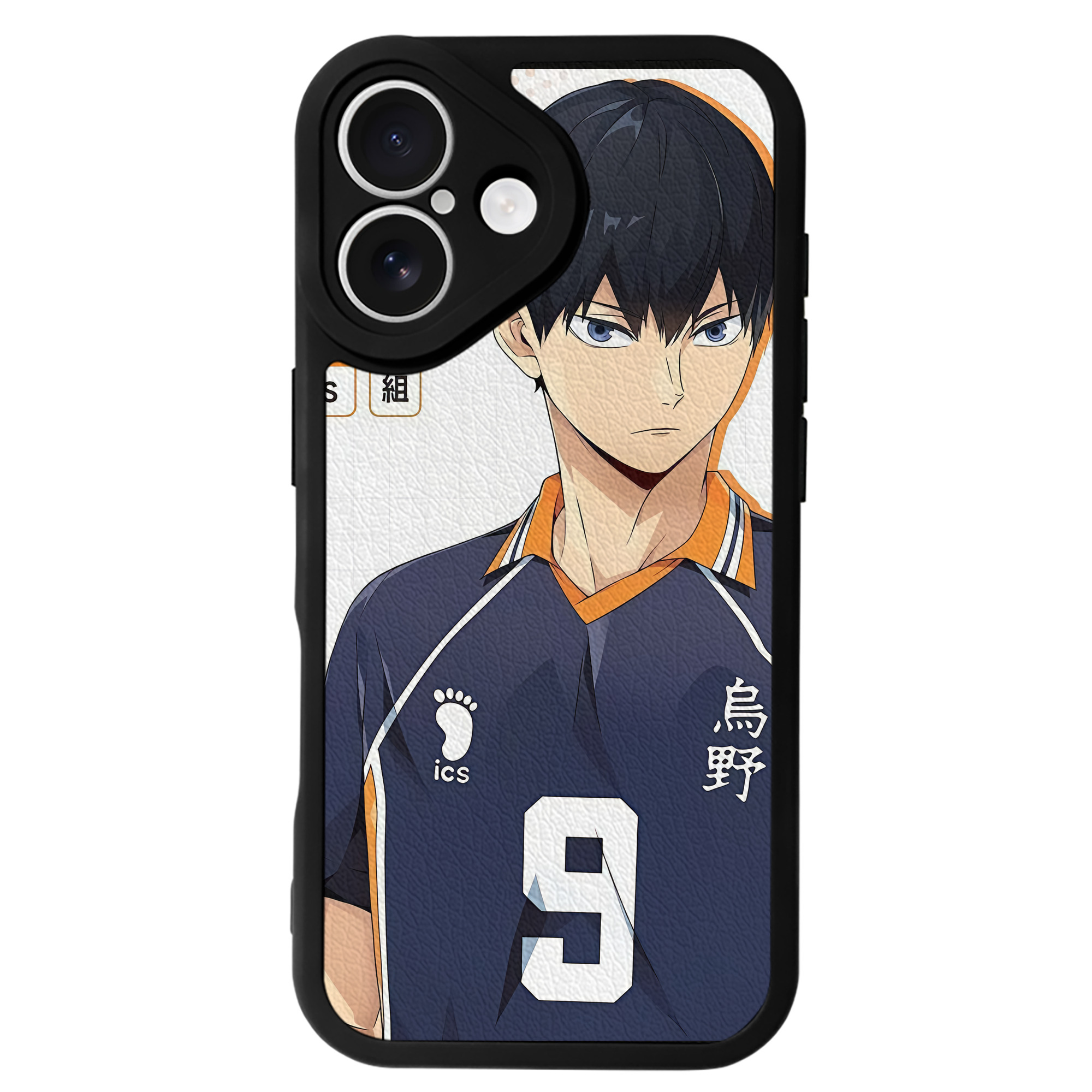 （画像用） ハイキュー!! Haikyu!! 【iPhone 16シリーズ対応】シリコンスマホケース（レザー調） 材質：シリコン